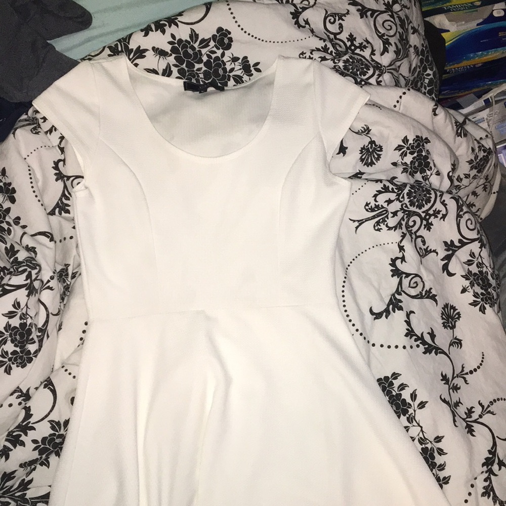 White Fit-n-Flare Dress